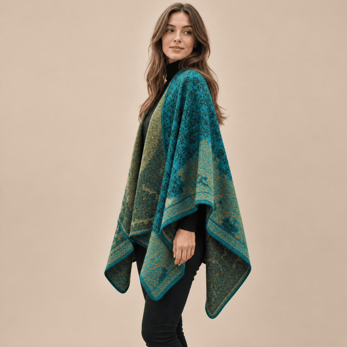 Ton poncho Poncho Floral Chaud