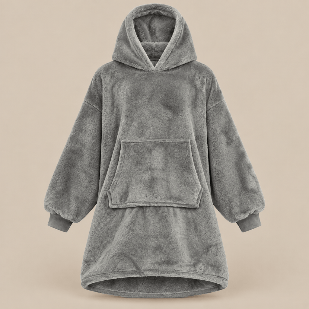 Ton poncho Poncho Hiver Surdimensionné Polaire Violette