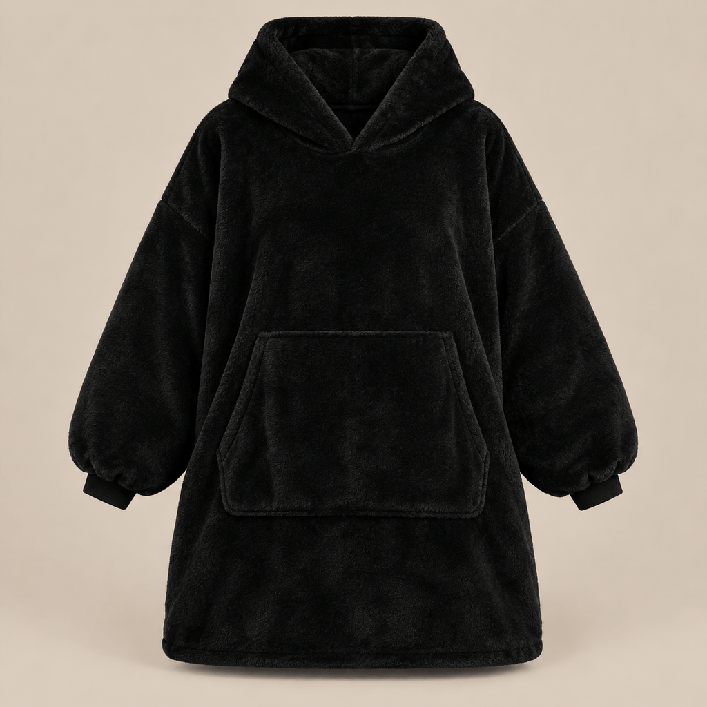 Ton poncho Poncho Hiver Surdimensionné Polaire Violette