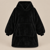 Ton poncho Poncho Hiver Surdimensionné Polaire Violette