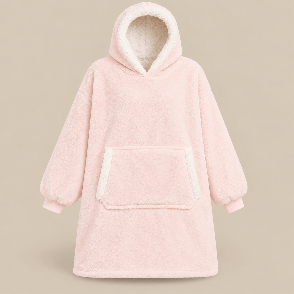 Ton poncho Poncho Hiver Surdimensionné Polaire Violette