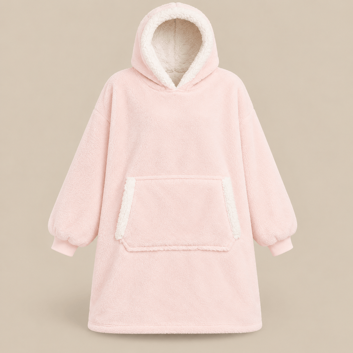 Ton poncho Poncho Hiver Surdimensionné Polaire Violette