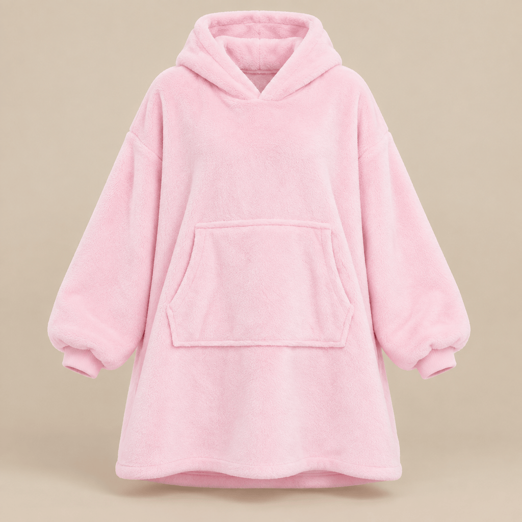 Ton poncho Poncho Hiver Surdimensionné Polaire Violette