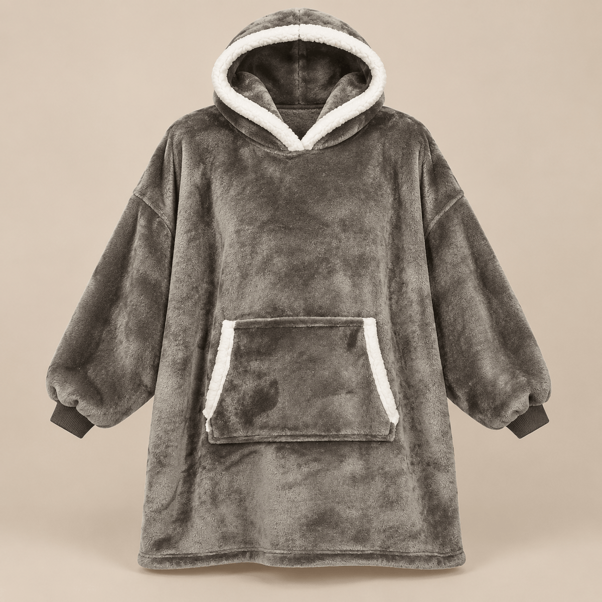 Ton poncho Poncho Hiver Surdimensionné Polaire Violette