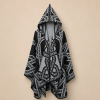 Ton poncho Poncho Homme Hiver En Mélange Cachemire Et Coton À Motifs