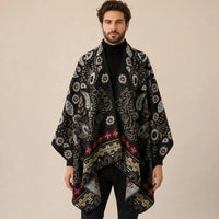 Ton poncho Poncho Homme Imprimé Ouvert