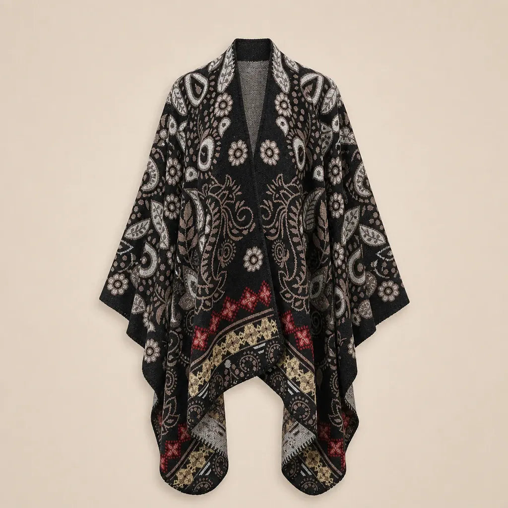 Ton poncho Poncho Homme Imprimé Ouvert