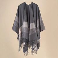 Ton poncho Poncho Imitation Cachemire À Carreaux