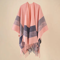Ton poncho Poncho Imitation Cachemire À Carreaux