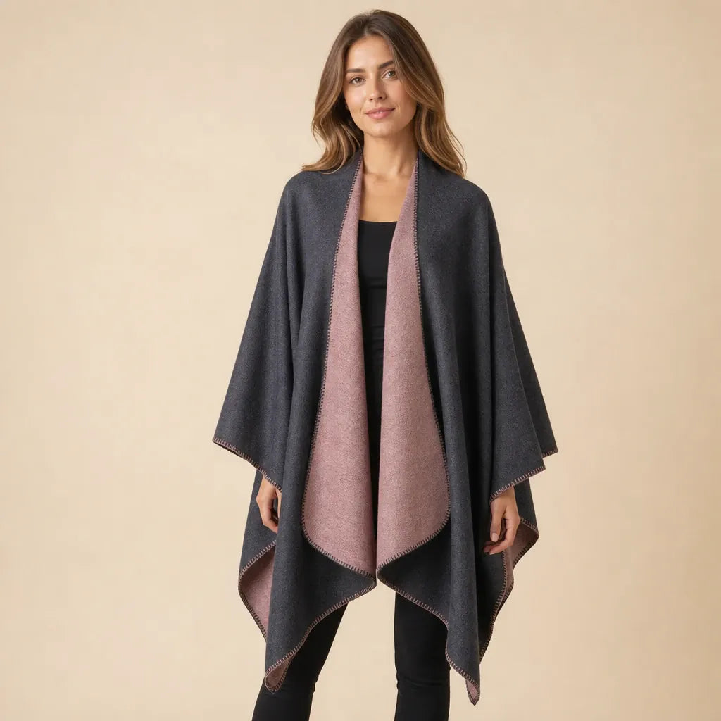 Ton poncho Poncho Imitation Cachemire Châle Cape