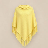 Ton poncho Poncho Jaune À Franges