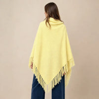 Ton poncho Poncho Jaune À Franges
