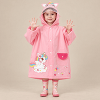 Ton poncho Poncho Nylon Enfant Motif Licorne Et Dinosaure
