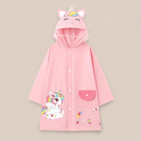 Ton poncho Poncho Nylon Enfant Motif Licorne Et Dinosaure
