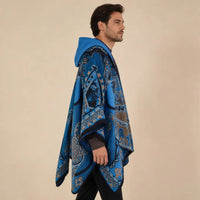 Ton poncho Poncho Oversize À Capuche En Cachemire Mélangé