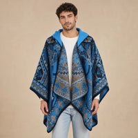 Ton poncho Poncho Oversize À Capuche En Cachemire Mélangé