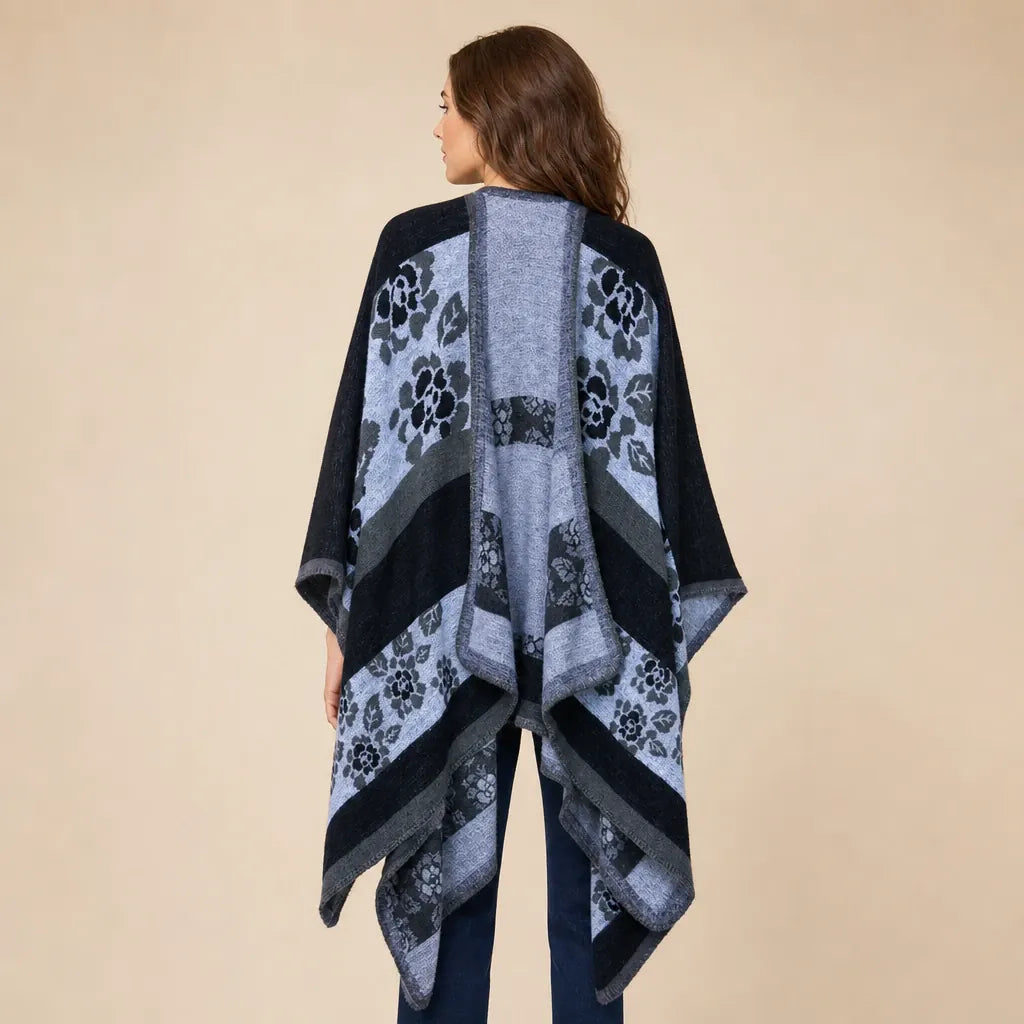 Ton poncho Poncho Oversize Patchwork