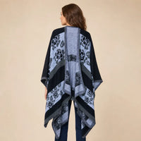 Ton poncho Poncho Oversize Patchwork