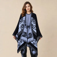 Ton poncho Poncho Oversize Patchwork