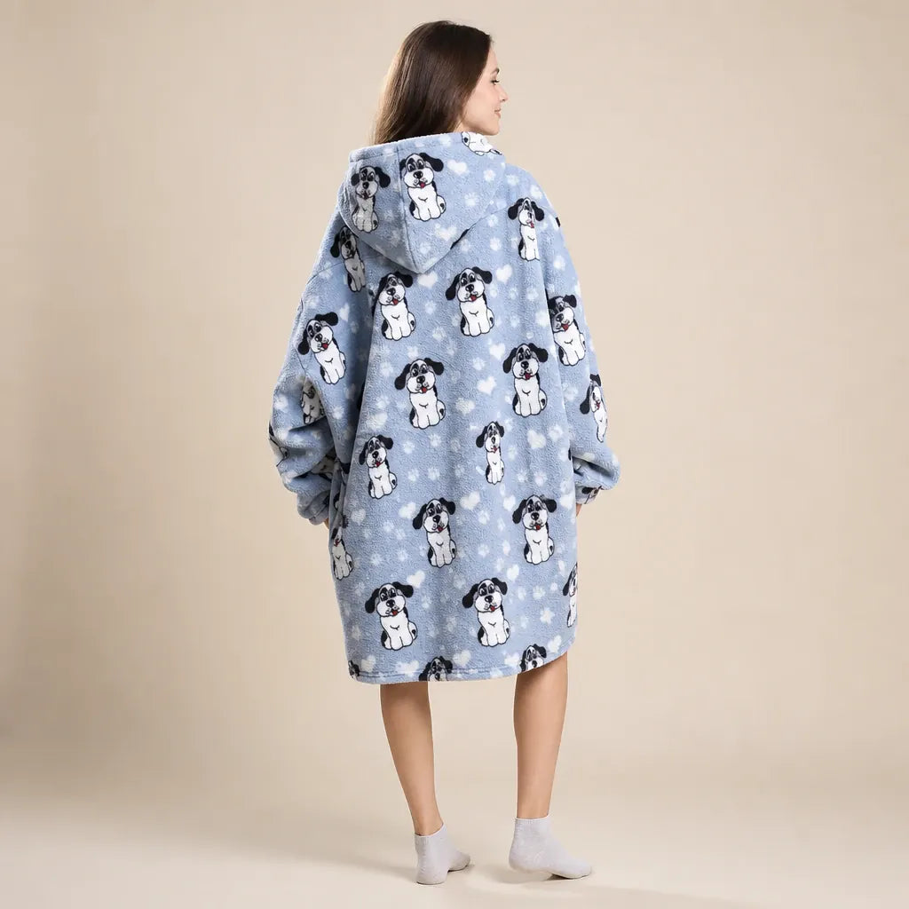 Ton poncho Poncho Peluche Oversize En Polaire