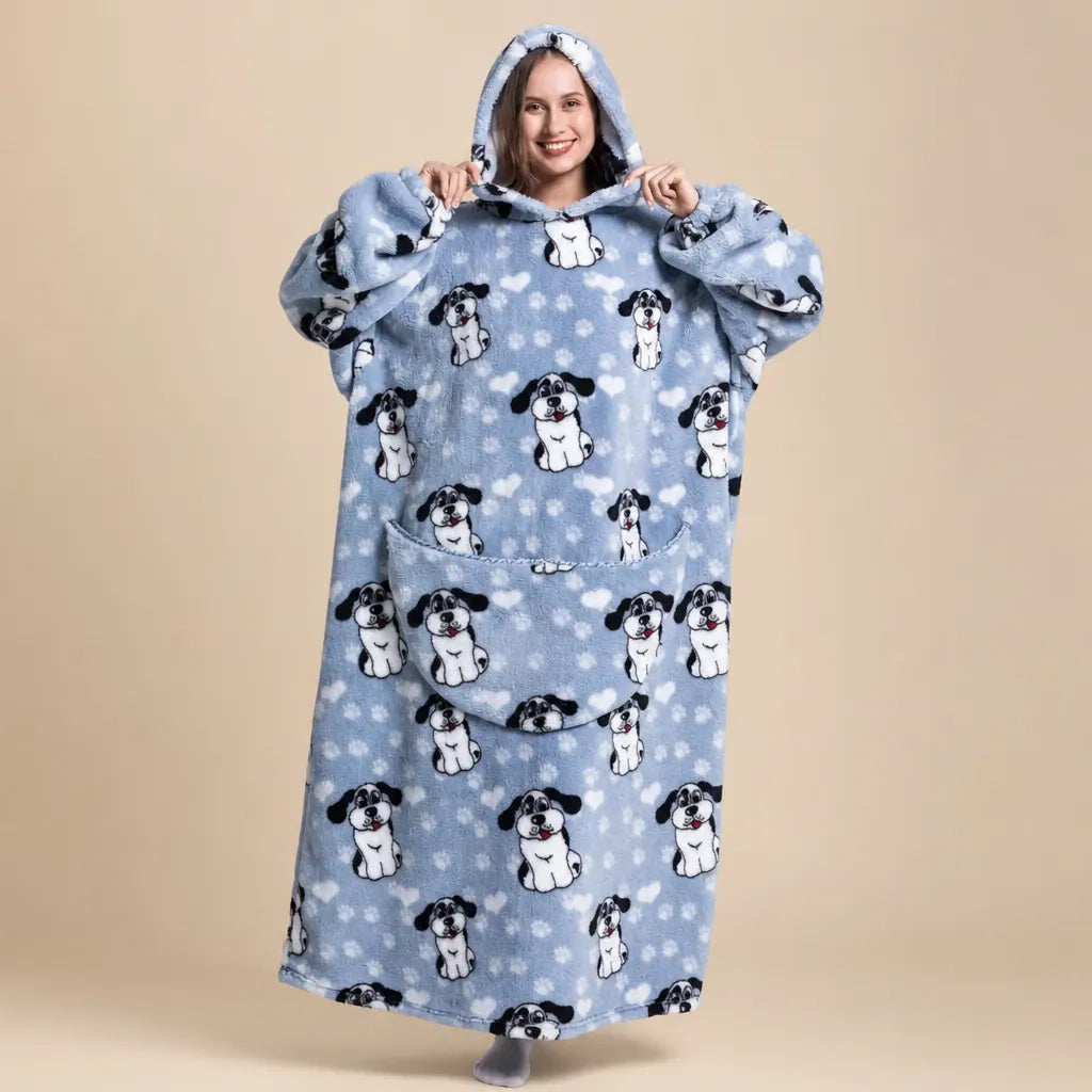 Ton poncho Poncho Peluche Oversize En Polaire