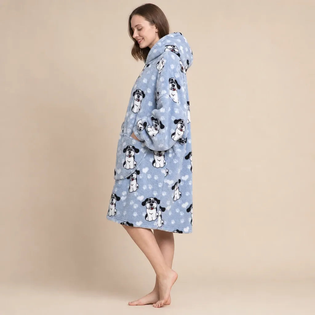 Ton poncho Poncho Peluche Oversize En Polaire