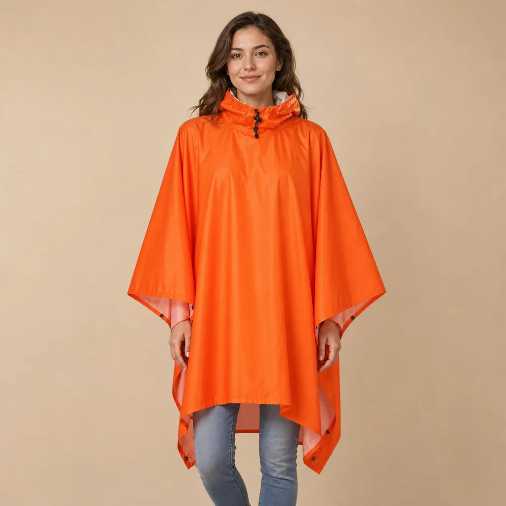 Ton poncho Poncho Pluie Avec Manches Imperméable De Randonnée