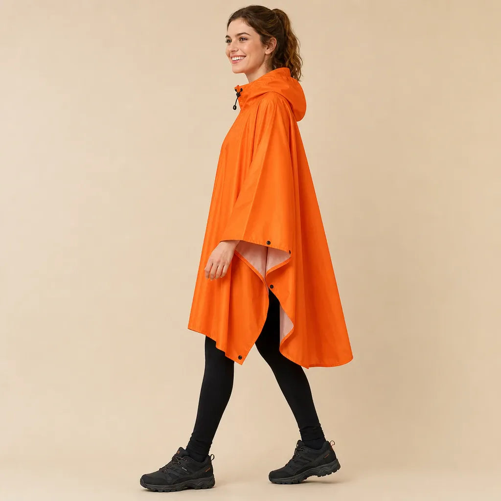 Ton poncho Poncho Pluie Avec Manches Imperméable De Randonnée