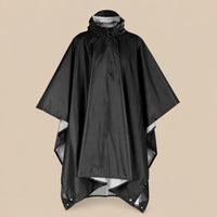 Ton poncho Poncho Pluie Avec Manches Imperméable Noir