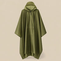 Ton poncho Poncho Pluie Avec Manches Imperméable Noir