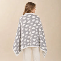 Ton poncho Poncho Polaire Imprimé Nuages