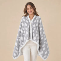 Ton poncho Poncho Polaire Imprimé Nuages
