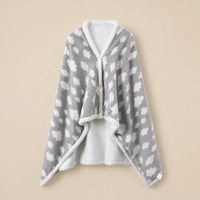 Ton poncho Poncho Polaire Imprimé Nuages