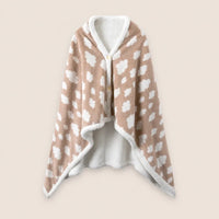 Ton poncho Poncho Polaire Imprimé Nuages