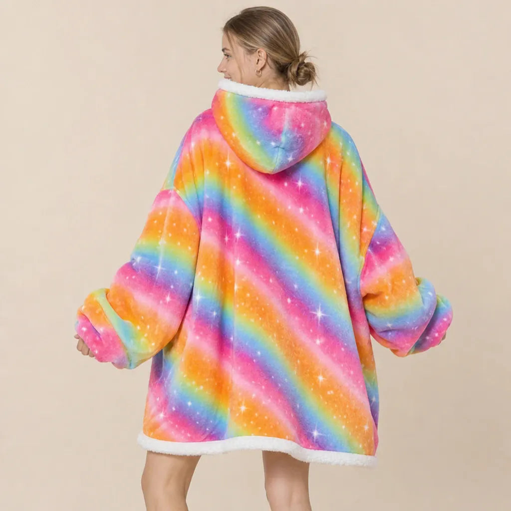Ton poncho Poncho Polaire Surdimensionné