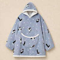 Ton poncho Poncho Polaire Surdimensionné