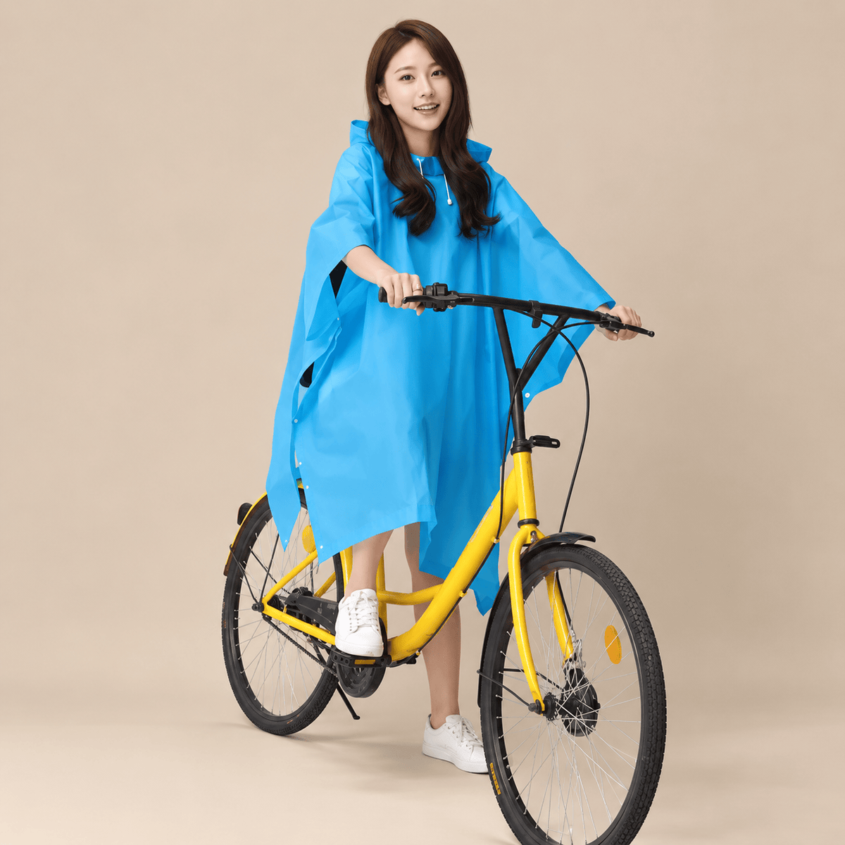 Ton poncho Poncho Pour Velo EVA Semi-Transparent