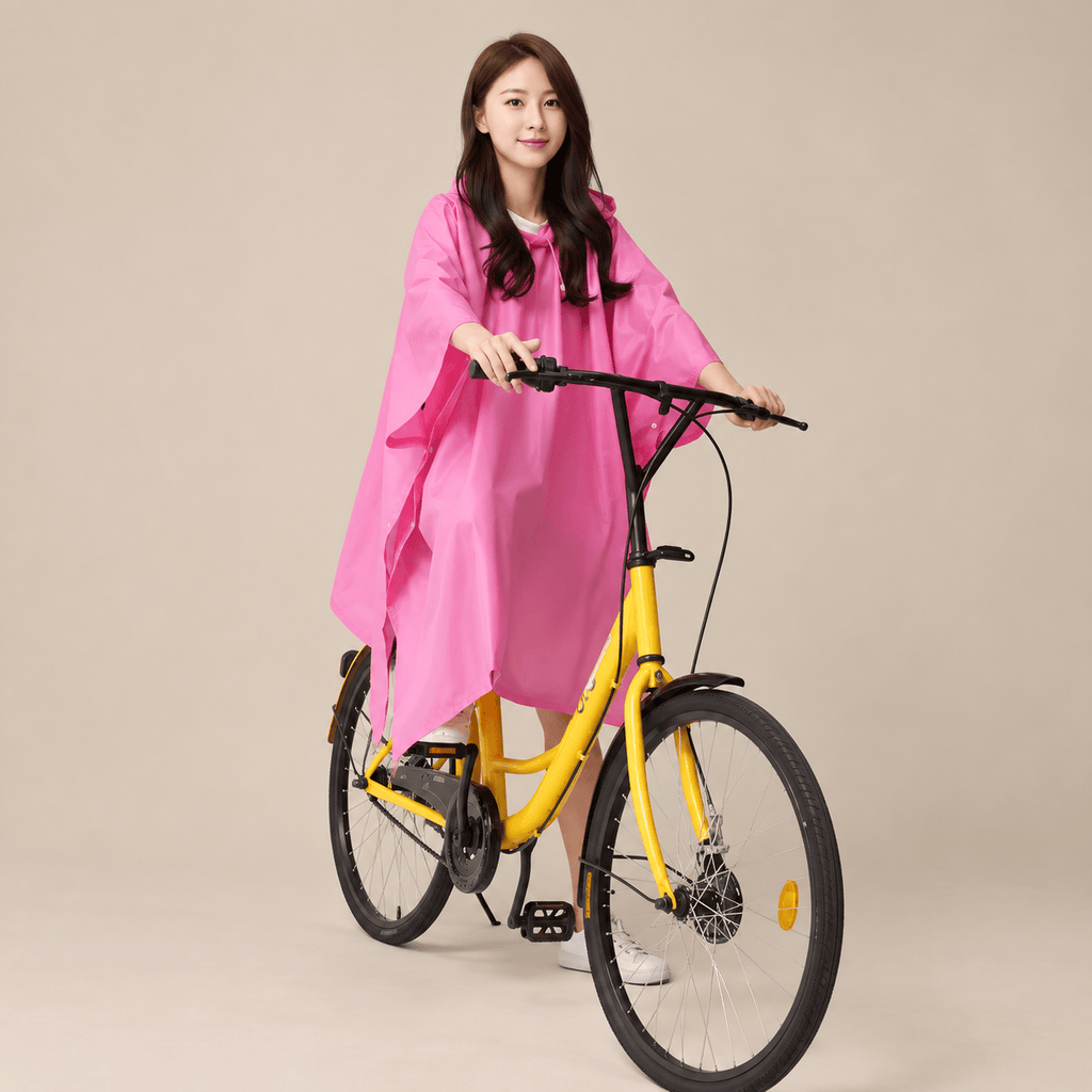 Ton poncho Poncho Pour Velo EVA Semi-Transparent
