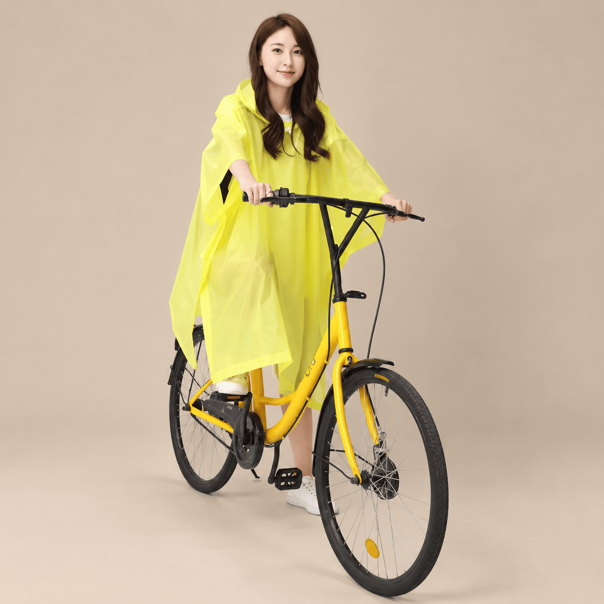Ton poncho Poncho Pour Velo EVA Semi-Transparent