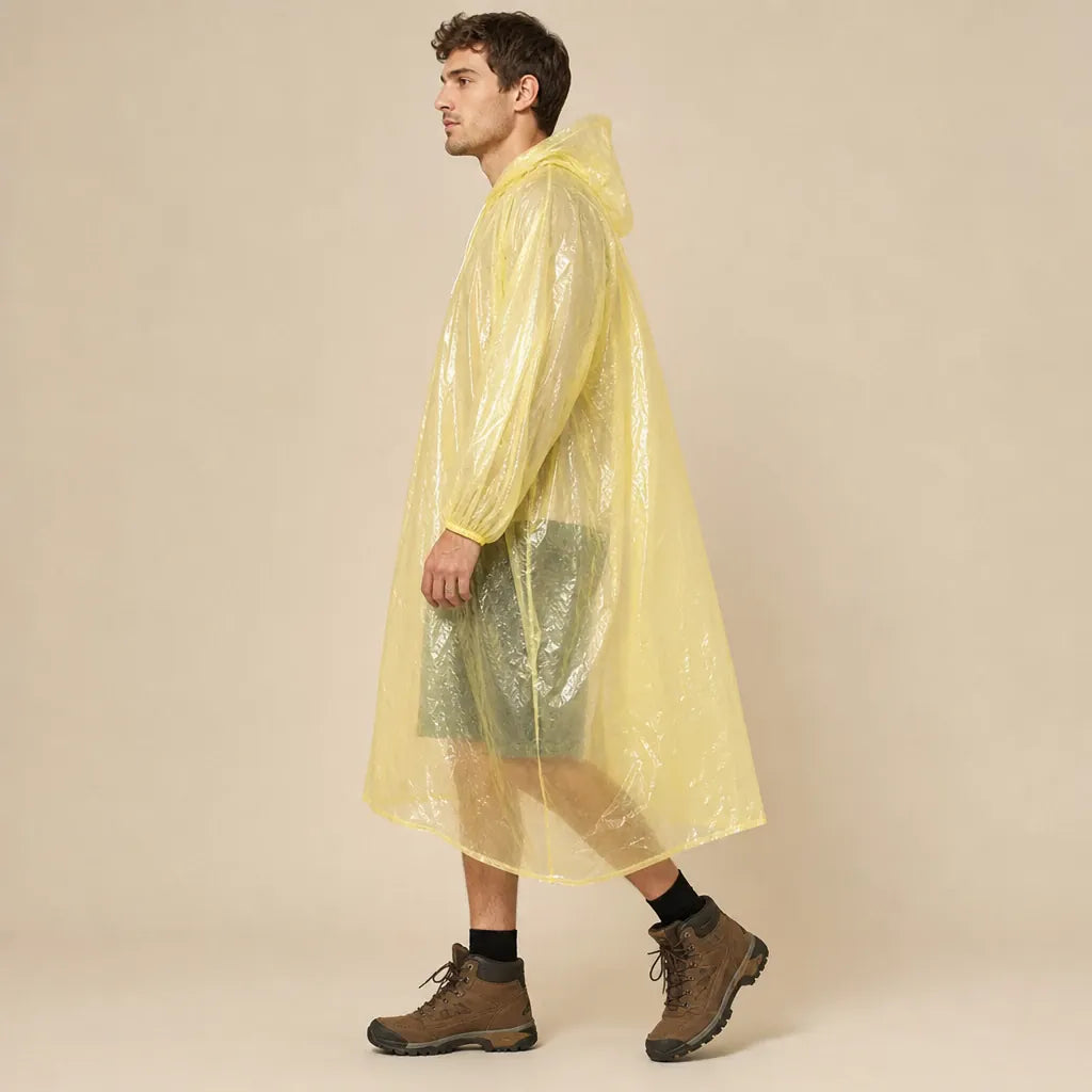 Ton poncho Poncho Randonnée Léger Jetable Avec Capuche
