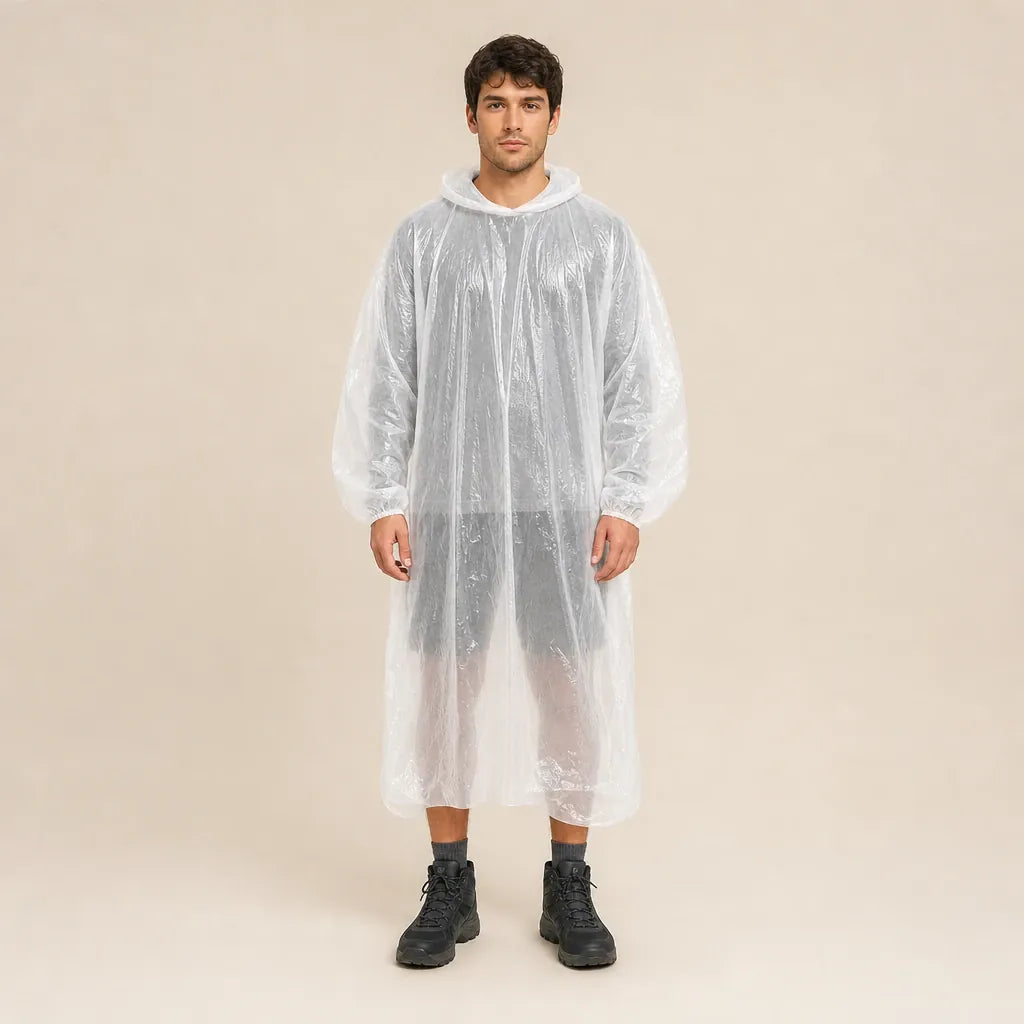 Ton poncho Poncho Randonnée Léger Jetable Avec Capuche