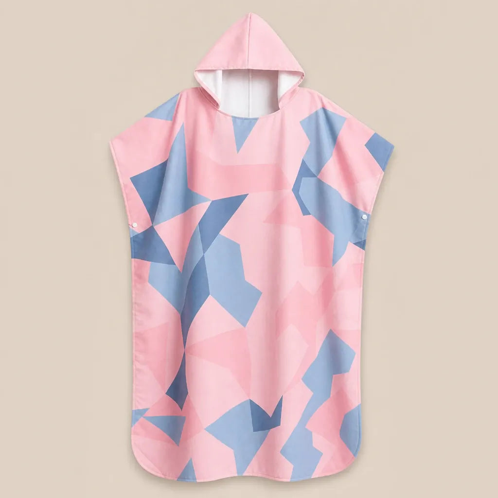 Ton poncho Poncho Surf Femme En Microfibre Séchage Rapide