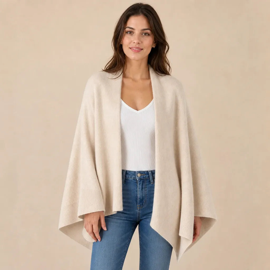 Ton poncho Poncho Tricoté Style Cardigan