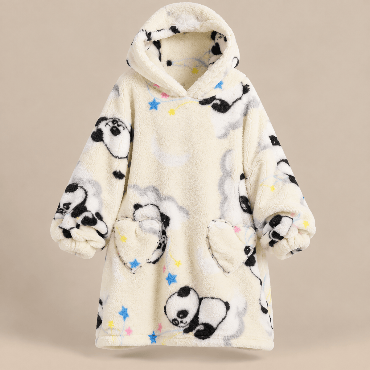 Ton poncho Sweat couverture à capuche enfant en polaire épaisse