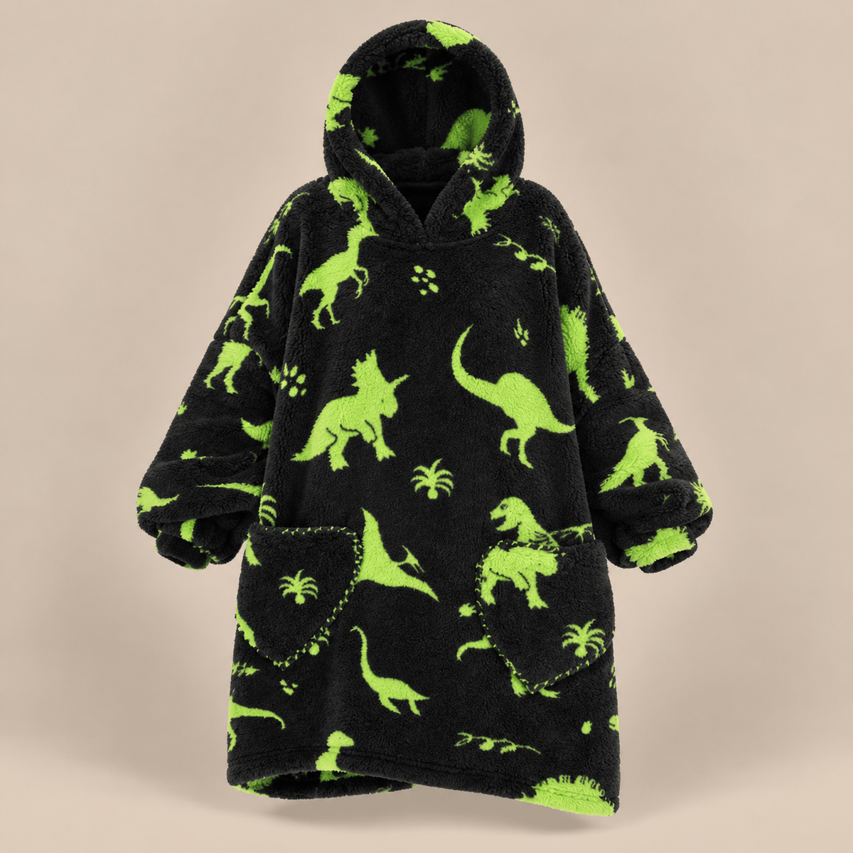 Ton poncho Sweat couverture à capuche enfant en polaire épaisse