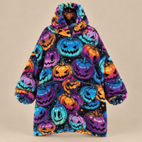 Ton poncho Sweat couverture à capuche enfant en polaire épaisse
