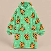Ton poncho Sweat couverture à capuche enfant en polaire épaisse