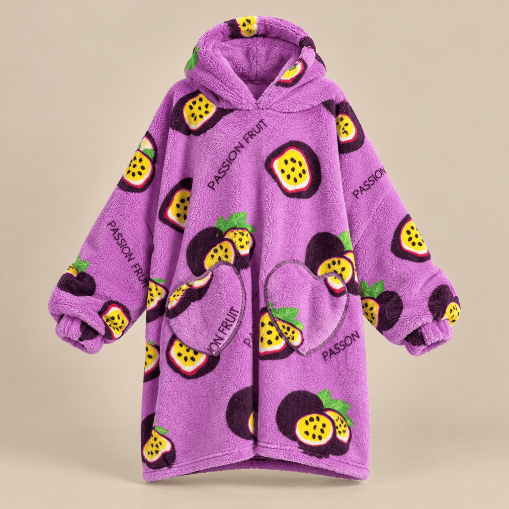 Ton poncho Sweat couverture à capuche enfant en polaire épaisse
