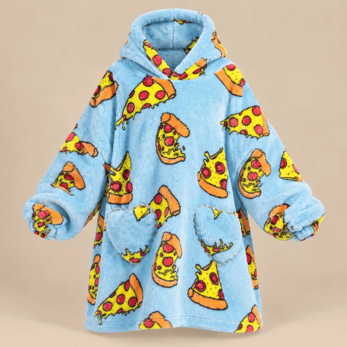 Ton poncho Sweat couverture à capuche enfant en polaire épaisse