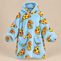 Ton poncho Sweat couverture à capuche enfant en polaire épaisse
